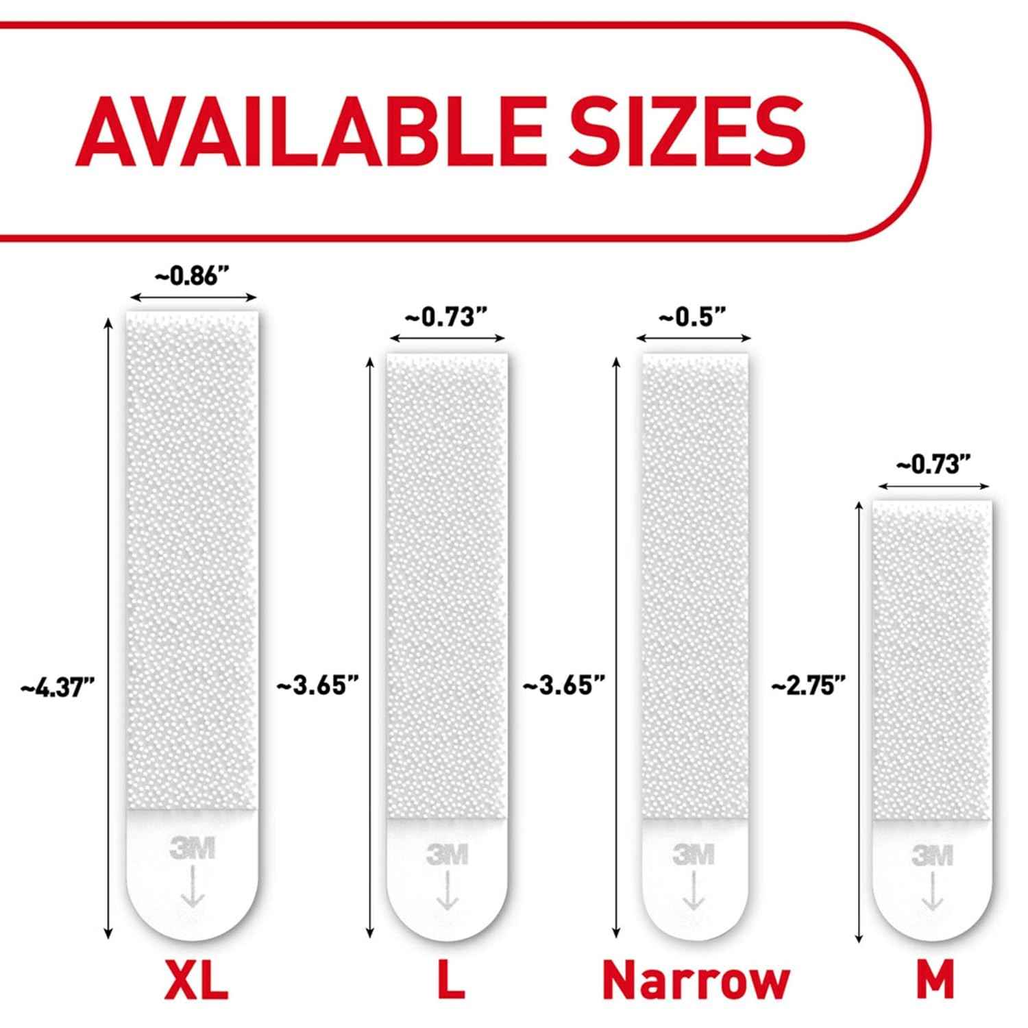 Command 4 lb Small Picture Hanging Strips, Damage-Free Hanging Picture Hangers, No Tools Wall Hanging Strips for Home Decor, White Adhesive Strips