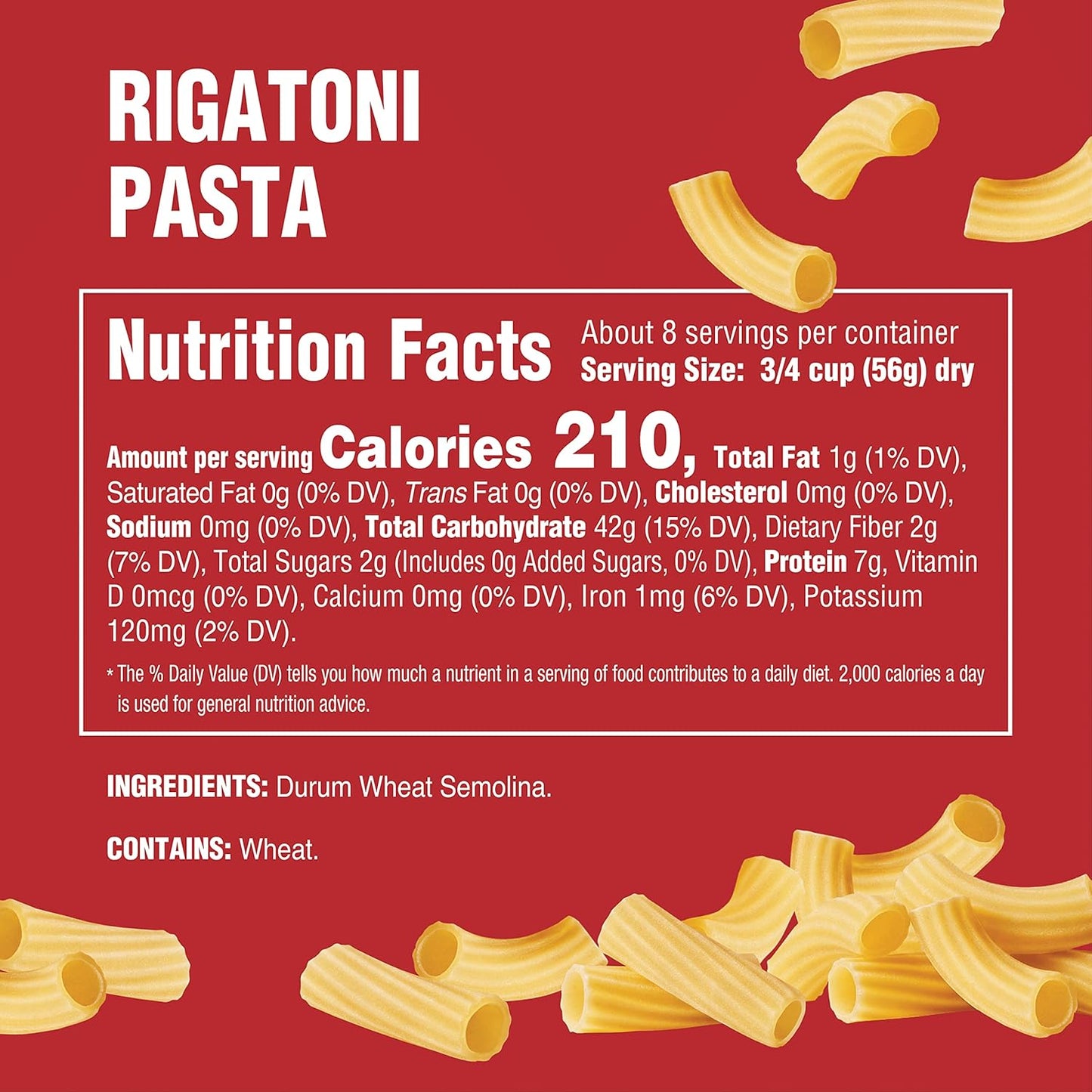 Rao's_Homemade_Rigatoni_Pasta,_16oz,_Traditionally_Crafted,_Premium_Quality,_From_Durum_Semolina_Flour,_Traditional_Bronze_Die_Cut,_Imported_from_Italy