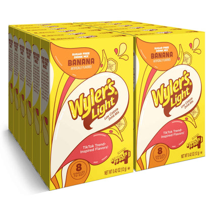 Wyler's Light Singles To Go Powder Packets, Water Drink Mix, 96 Servings, 8 Count x Pack of 12