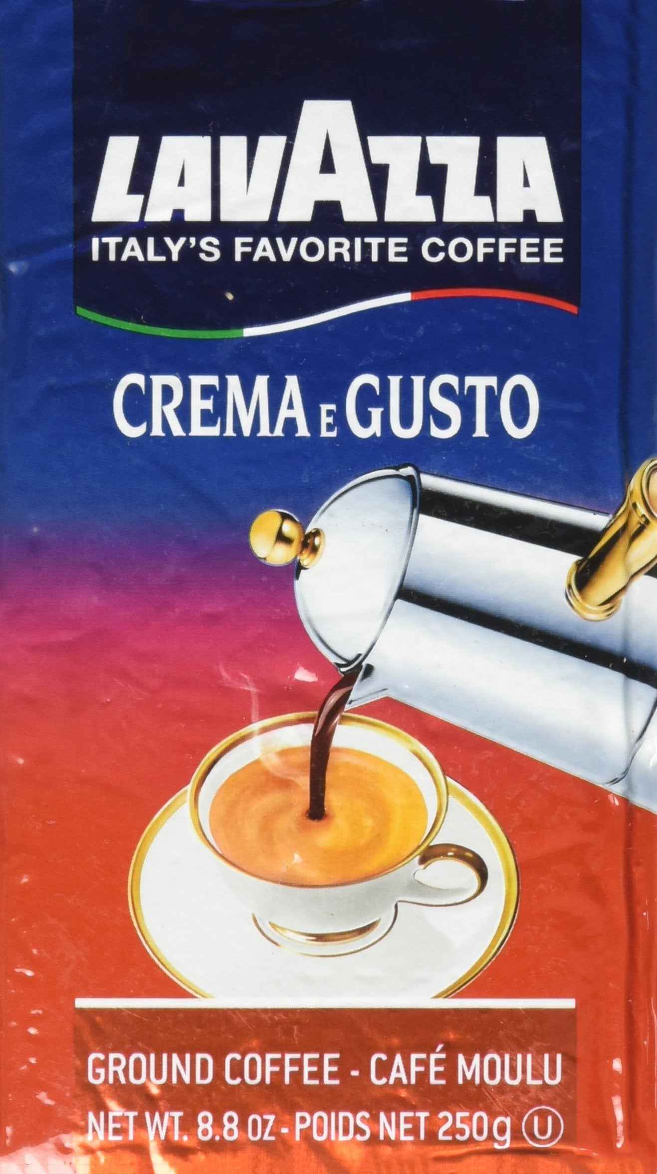 Lavazza Ground Coffee, Medium Roast, Arabica and Robusta Blend