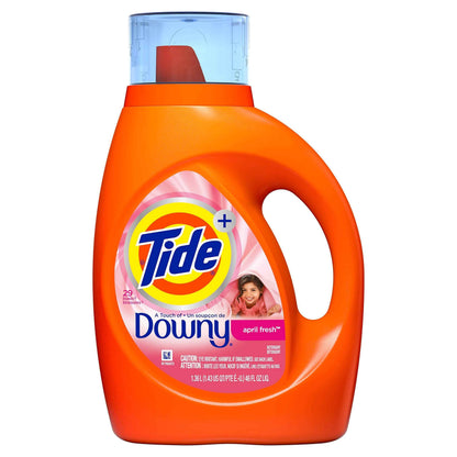 Tide Plus Boost of Ultra Downy Liquid Laundry Detergent, Laundry Detergent Liquid with Long-Lasting Freshness