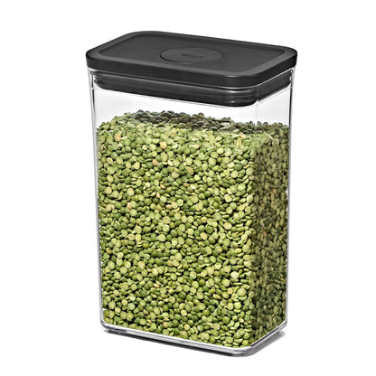 OXO Good Grips POP Container – Airtight for Coffee and More Food Storage, Rectangle, Clear
