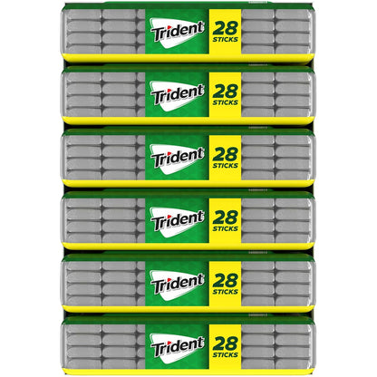Trident_Spearmint_Sugar-Free_Chewing_Gum,_6_Pocket_Packs_of_28_Pieces_(168_Total_Pieces)