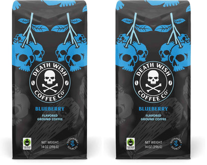 Death Wish Coffee, Organic and Fair Trade Ground Coffee, 16 oz