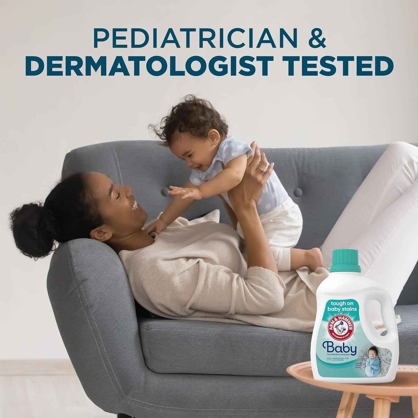ARM & HAMMER Baby, 77 Loads Hypoallergenic Liquid Laundry Detergent, 100.5 fl oz