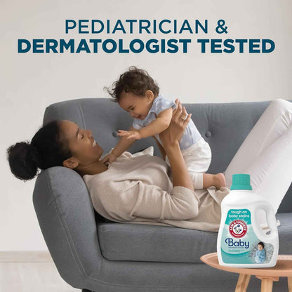ARM & HAMMER Baby, 77 Loads Hypoallergenic Liquid Laundry Detergent, 100.5 fl oz
