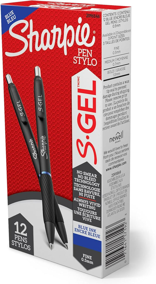 Sharpie_S-Gel_Gel_Pens_Fine_Point_(0.5mm)_Blue_Ink_Gel_Pen_12_Count