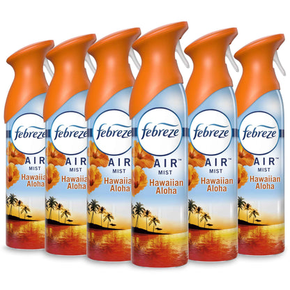 Febreze Air Mist Air Freshener Spray, Odor-Fighting Room Spray, Air Fresheners for Home and Bathroom and Kitchen, Aerosol Can, Mountain Scent