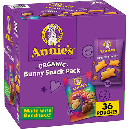 Annie's Organic Bunny Grahams Snacks, Neapolitan, 7.5 oz - Easter Day