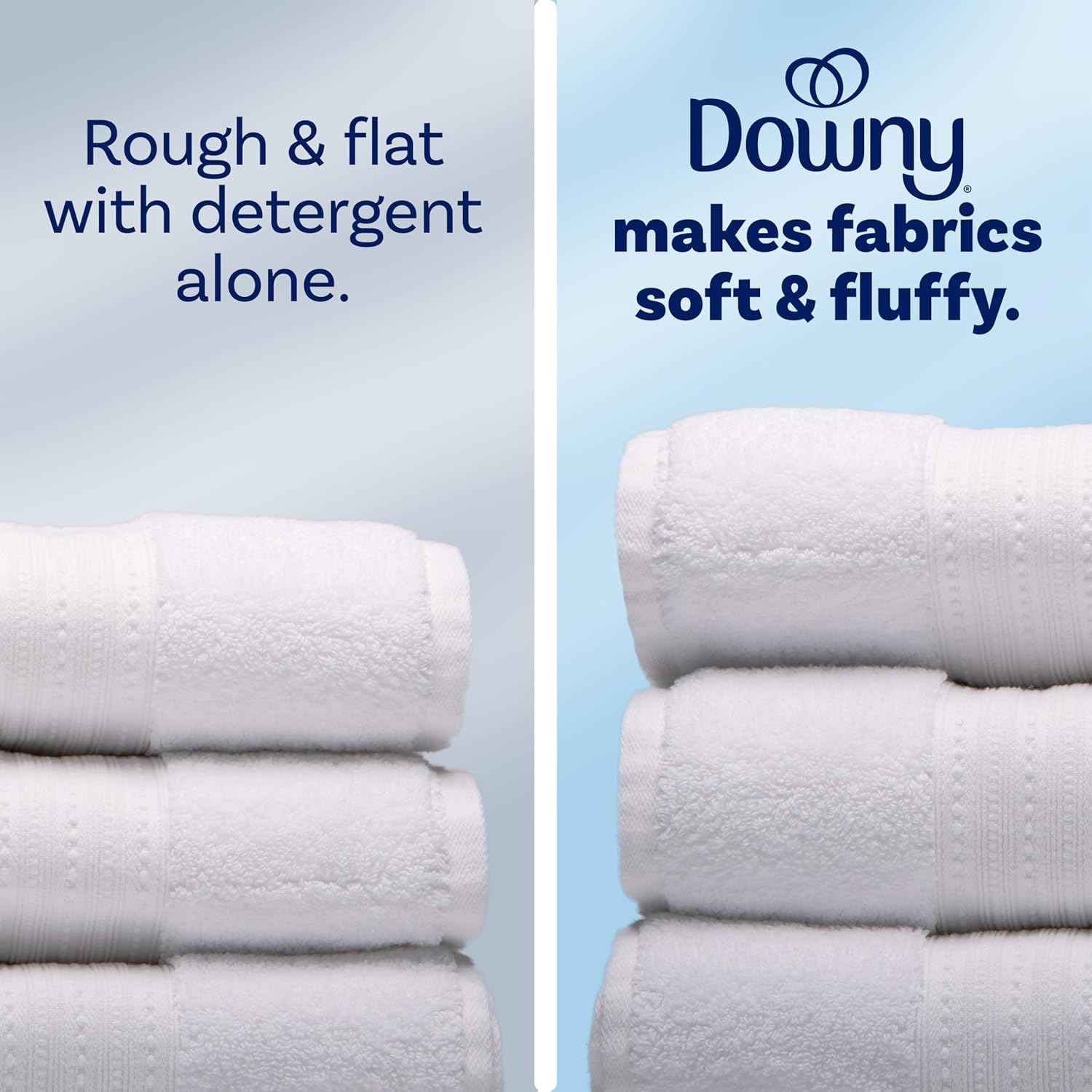 Downy Soft, 2 in 1 Soft and Fresh Liquid Fabric Softener, Cool Cotton, 100 fl oz, 136 Loads, Fabric Conditioner Liquid provides softness and freshness for fabrics