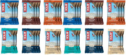 CLIF BAR - Energy Protein Bars - Variety Pack - 6 Flavors - Made with Organic Oats - Energy Bars - Non-GMO