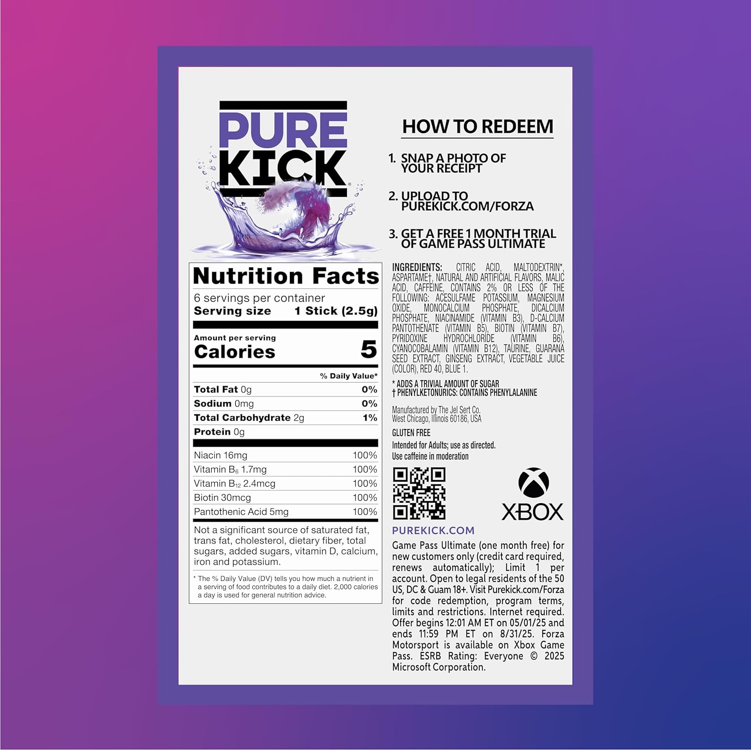 Pure_Kick_Forza_Fuel_Limited_Edition_Energy,_Blood_Orange_Energy_&_Sonic_Limeade_Hydration_Singles_To_Go_Drink_Mix_–_3_/_6ct_Boxes_-_18_Total_Packets