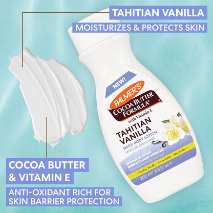 Palmer's_Cocoa_Butter_Formula_Tahitian_Vanilla_Body_Lotion,_8.5_Oz,_Daily_Moisturizing_Lotion_for_Dry_Skin_with_Shea_Butter_&_Vitamin_E,_Hydrates_&_Protects,_Helps_Provide_48-Hour_Deep_Moisture