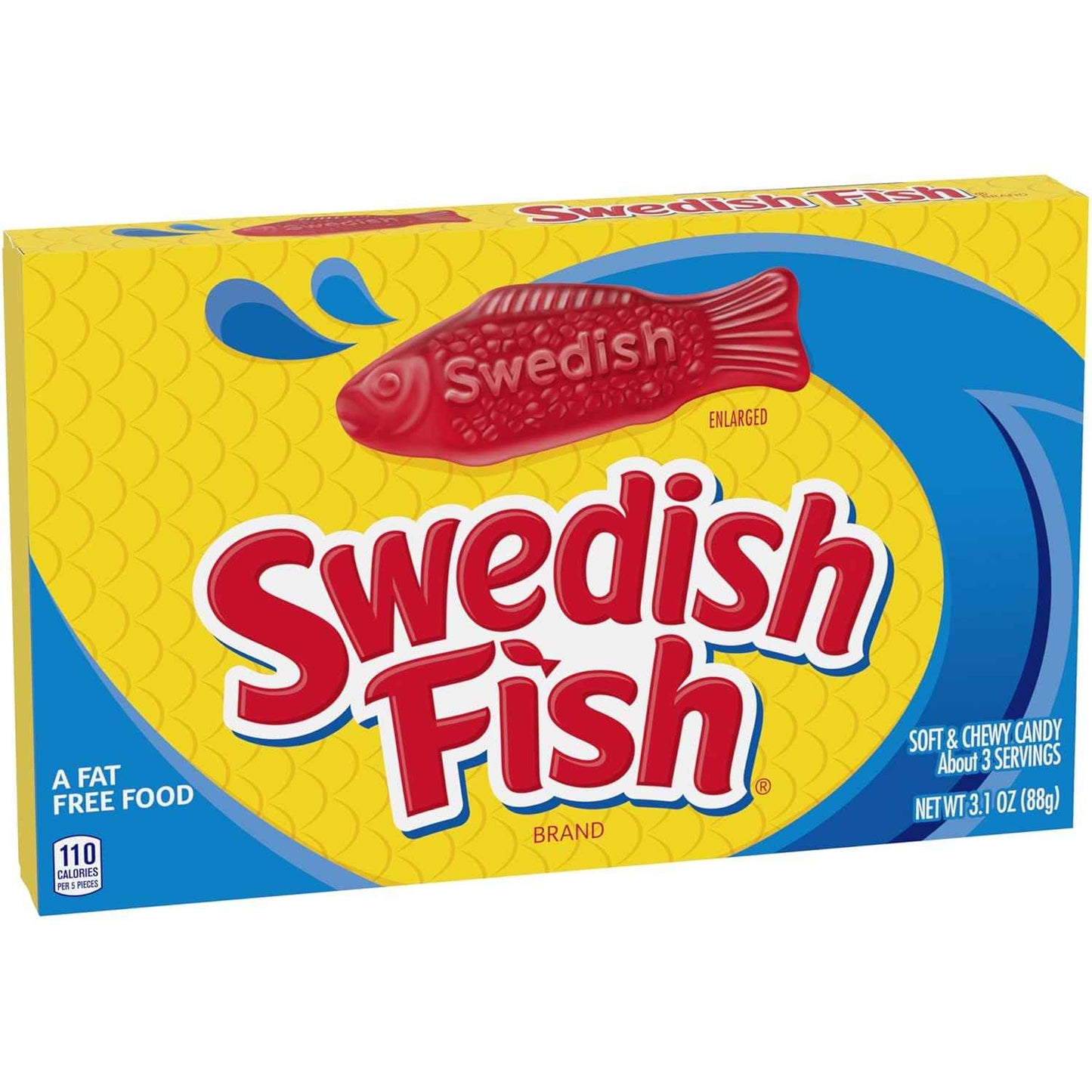SOUR PATCH KIDS Original Candy, SOUR PATCH KIDS Watermelon Candy & SWEDISH FISH Candy Variety Pack, Easter Candy, 15 Movie Theater Candy Boxes