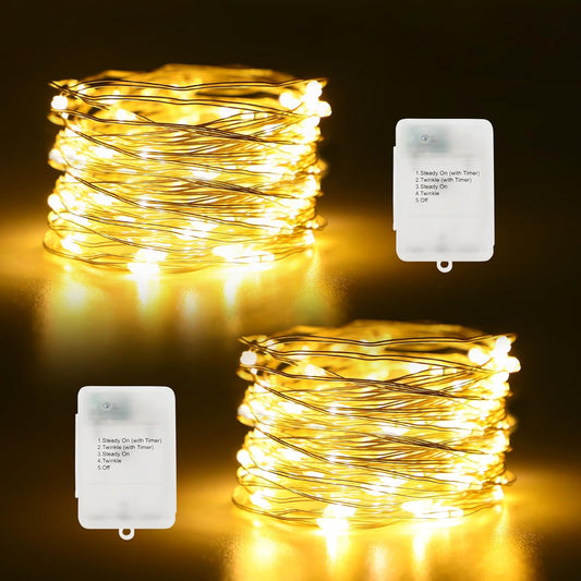 Timer_Fairy_Lights_Battery_Operated_2_Pack_16.4Ft_50_LEDs_Silver_Copper_Wire_Twinkle_String_Lights_with_Timer_5_Lighting_Modes_for_Christmas_Bedroom_Wedding_Parties_Holiday_Decorations_(Warm_White)