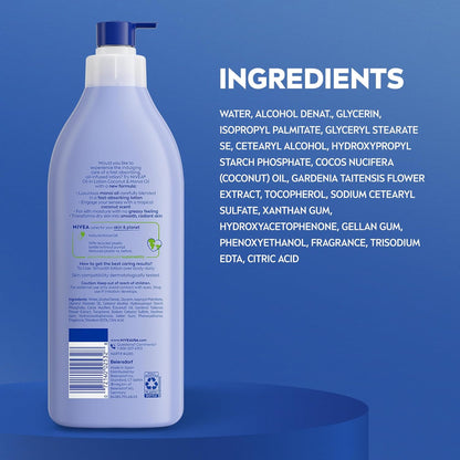 NIVEA_Oil_Infused_Lotion_Coconut_and_Monoi_Oil_Body_Lotion_for_Women,_Fast-Absorbing_and_Non-Greasy_Coconut_Scented_Lotion_Moisturizes_for_48_Hours,_16.9_Fl_Oz_Pump_Bottle