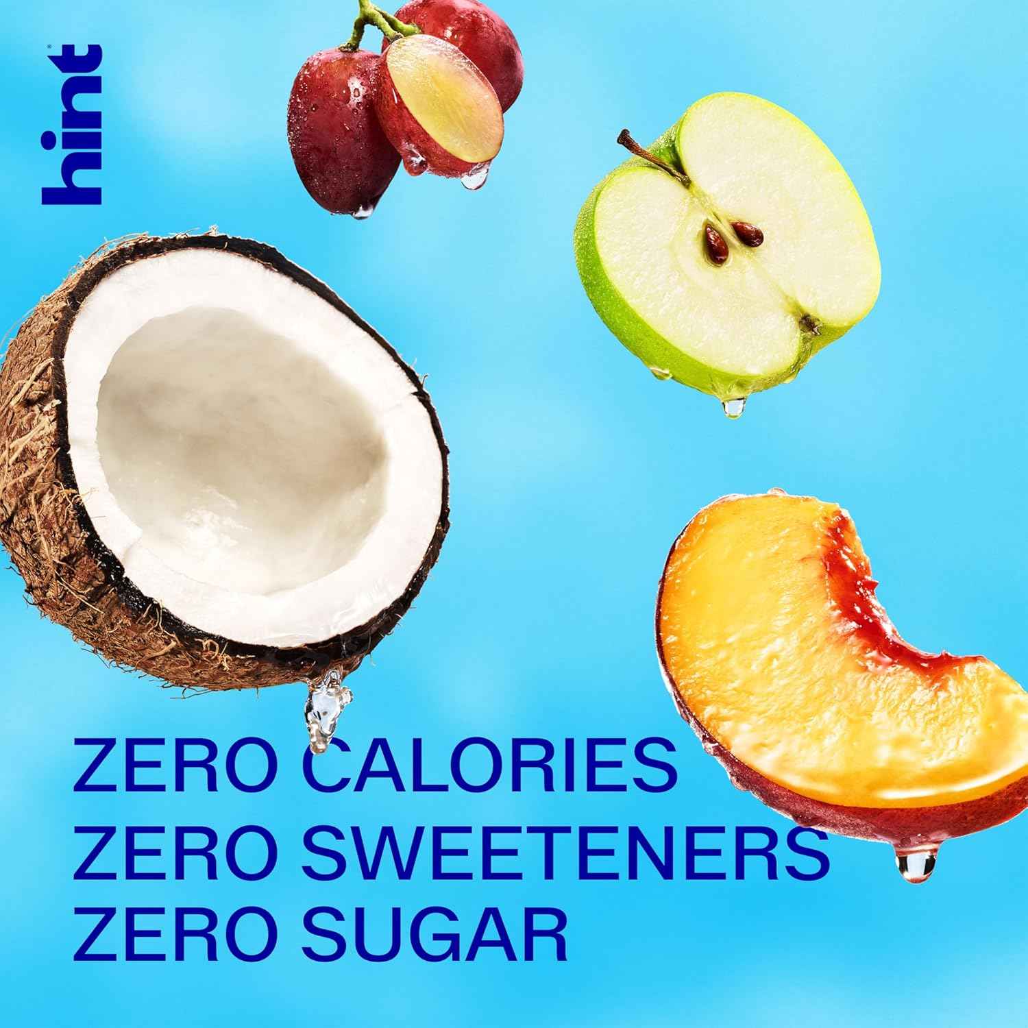 Hint Fruit-Infused Bottled Water - Sugar Free Flavored Water with Zero Calories, Natural Fruit Essences, and No Artificial Sweeteners