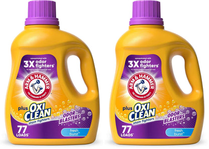 ARM & HAMMER Plus OxiClean Odor Blasters, Liquid Laundry Detergent
