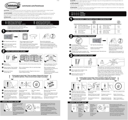 Command Variety Pack, Including 10 Pairs of Picture Hanging Strips, 6 Wire Hooks and 8 Utility Hooks for Hanging Christmas Decorations, Damage Free Hanging Up to 19 Items with Command Strips, 1 Kit