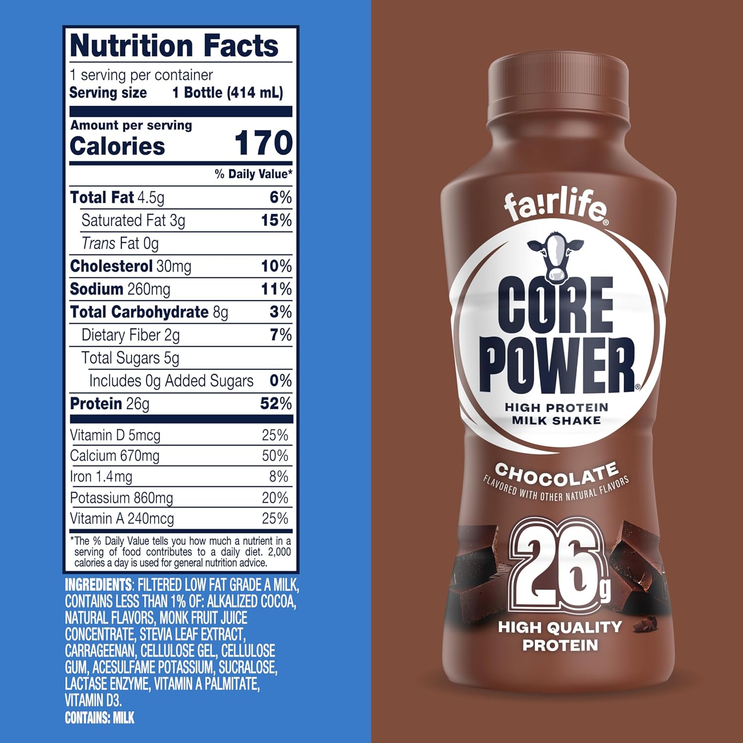 Core_Power_Protein_Shake,_Chocolate,_26g_Bottle,_14oz,_12_Pack