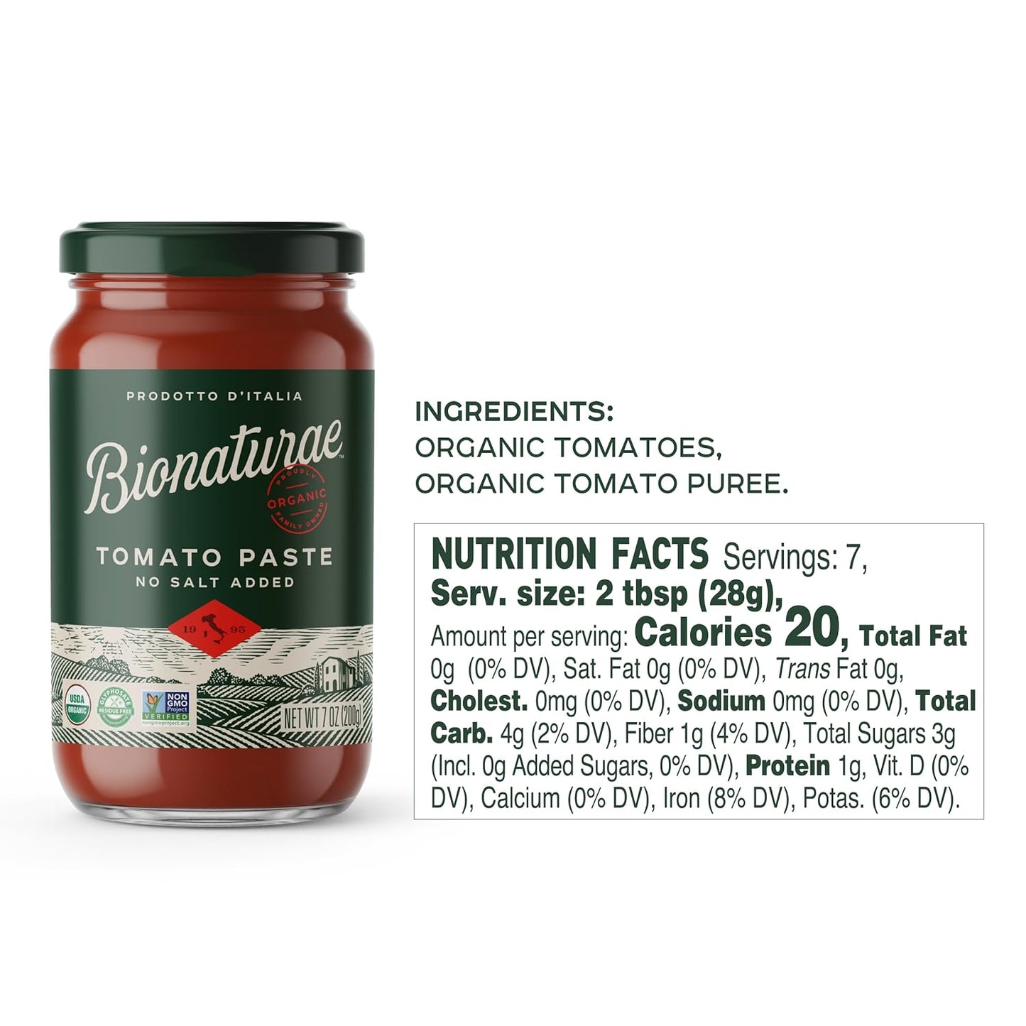 Bionaturae_Organic_Tomato_Paste_-_No_Salt_Tomato_Paste,_Tomato_Paste_in_a_Jar,_Keto_Friendly,_Non-GMO,_USDA_Certified_Organic,_No_Added_Sugar,_No_Added_Salt,_Made_in_Italy_-_7_Oz