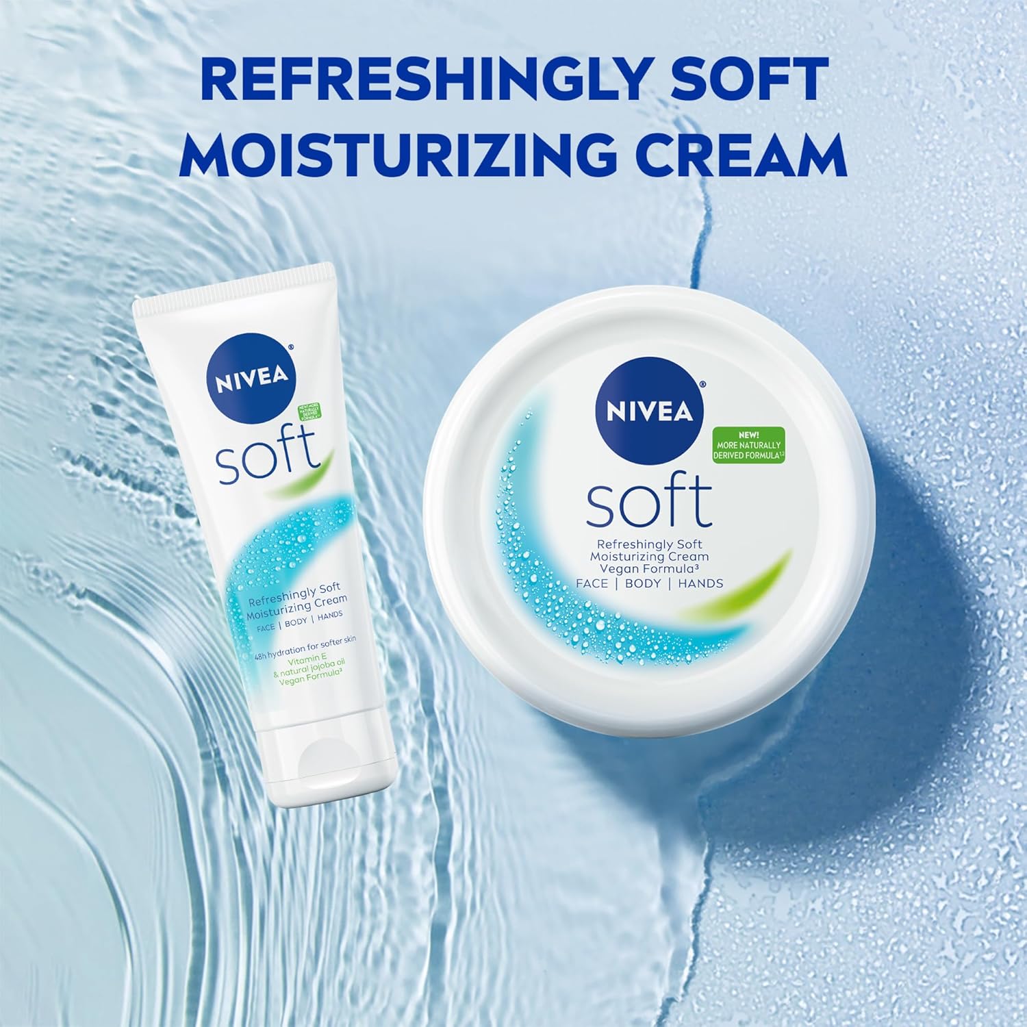 NIVEA_Soft_Refreshingly_Soft_Moisturizing_Cream,_Lightweight_Body_Moisturizer_for_Face,_Body_and_Hands,_Body_Cream_Enriched_with_Jojoba_Oil_and_Vitamin_E,_16_Oz_Jar