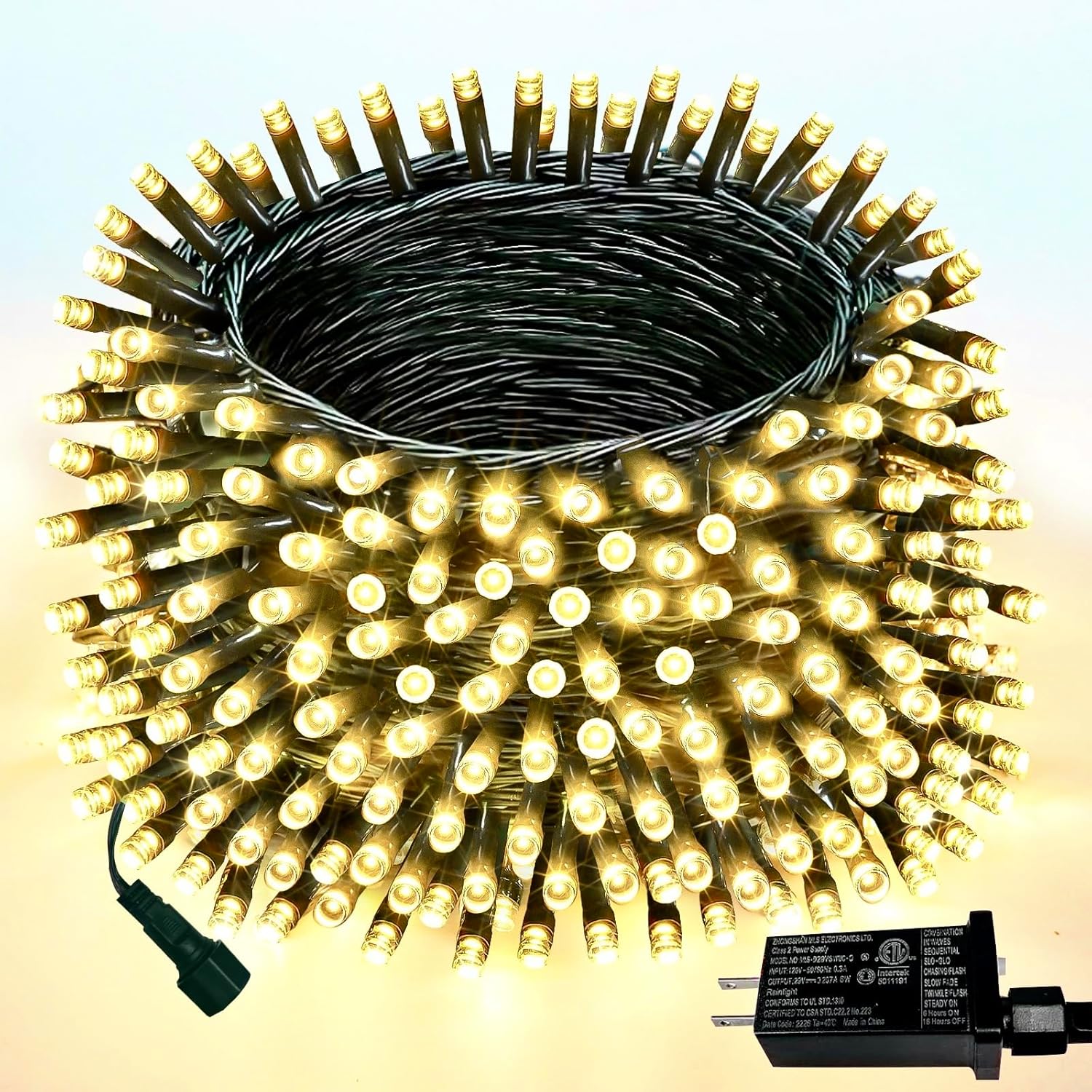 Upgraded_75.8_FT_200_LED_Christmas_String_Lights_Outdoor/Indoor,_Timer_&_Memory_Function_&_8_Modes,_Extendable_Green_Wire_Waterproof_Fairy_String_Lights_for_Xmas_Tree_Holiday_Party_Garden_(Warm_White)