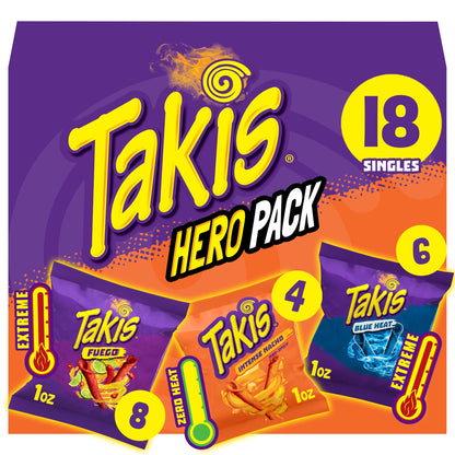 Fuego Blue Heat Intense Nacho - 18 Count (Pack of 1)
