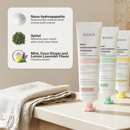 Boka_Fluoride_Free_Toothpaste,_Nano_Hydroxyapatite_Toothpaste,_Appropriate_for_Sensitive_Teeth_-_for_Adult_Oral_Care_-_Ela_Mint,_Coco_Ginger,_Lemon_Lavender_Flavor,_4_Fl_Oz_3Pk