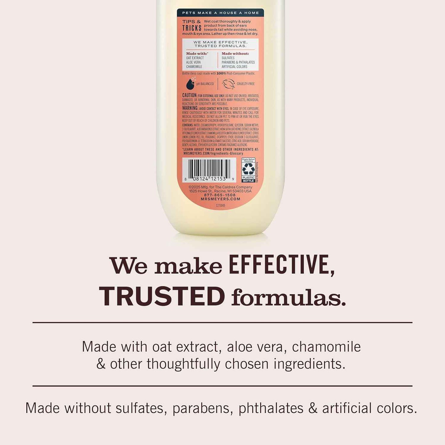MRS. MEYER'S Clean Day 3 in 1 Dog Shampoo