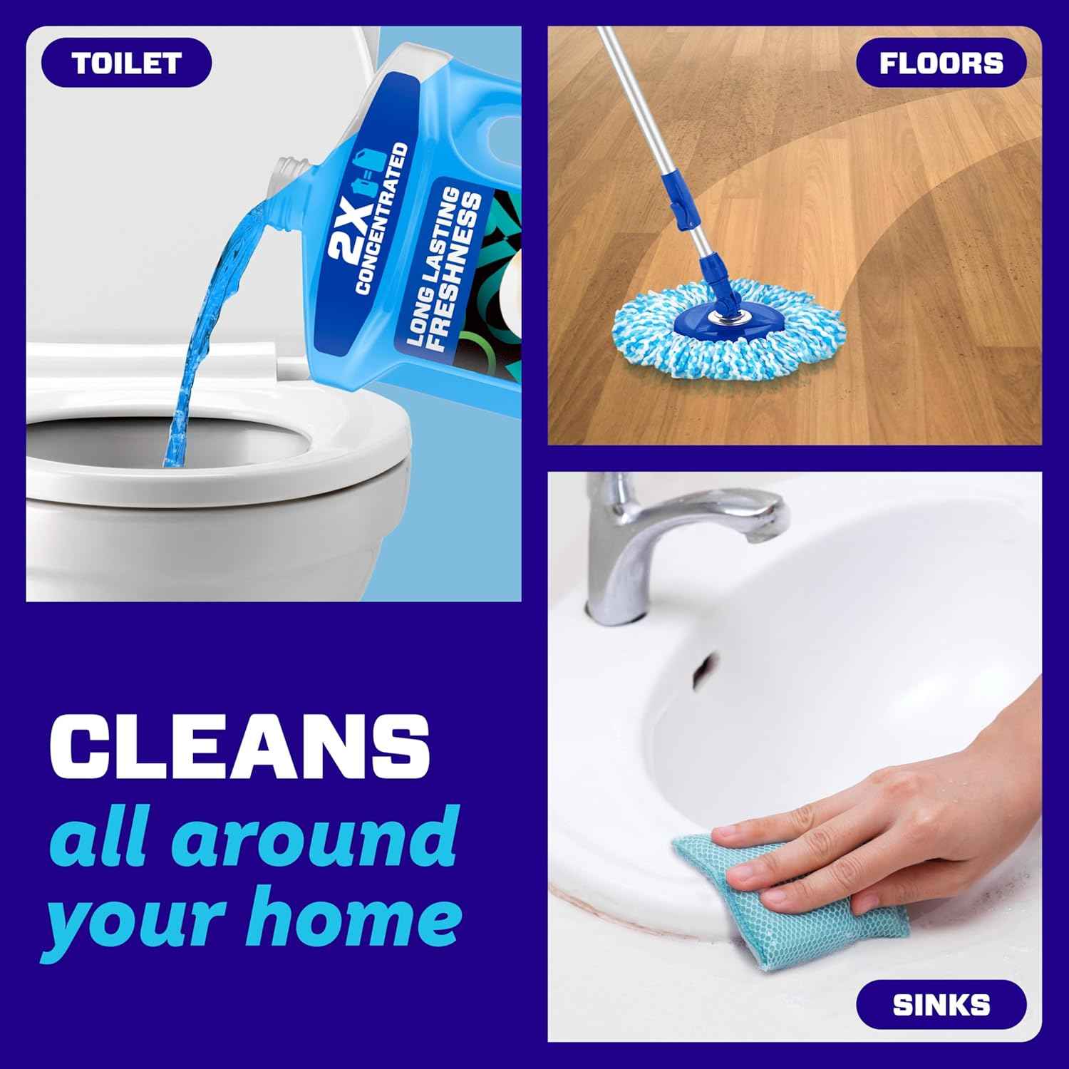 Mr. Clean 2X Concentrated Multi Surface Cleaner with Unstopables Fresh Scent