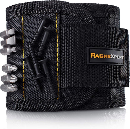 Magnelex_Magnexpert_Magnetic_Wristband_for_Holding_Screws,_Nails_and_Drill_Bits_-_Crafted_from_Ballistic_Nylon_with_15_Powerful_Magnets,_Stocking_Stuffer_for_Men