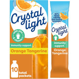 Crystal Light Immunity Support Orange Tangerine Drink Mix, 10 ct On-the-Go Packets