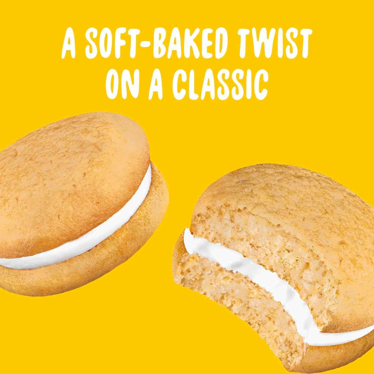 OREO Golden Cakesters Soft Snack Cakes, 8-3.03 oz Snack Packs