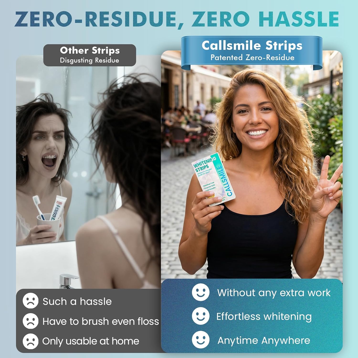 CALLSMILE_Whitening_Strips_for_Sensitive_Teeth:_16_Treatments_Gentle_Whitening_|_Enamel-Safe_|_Deep_Stains_Removal_|_Non-Slip_Dry_Strips_Daily_Oral_Care,_Mint_Sea_Salt