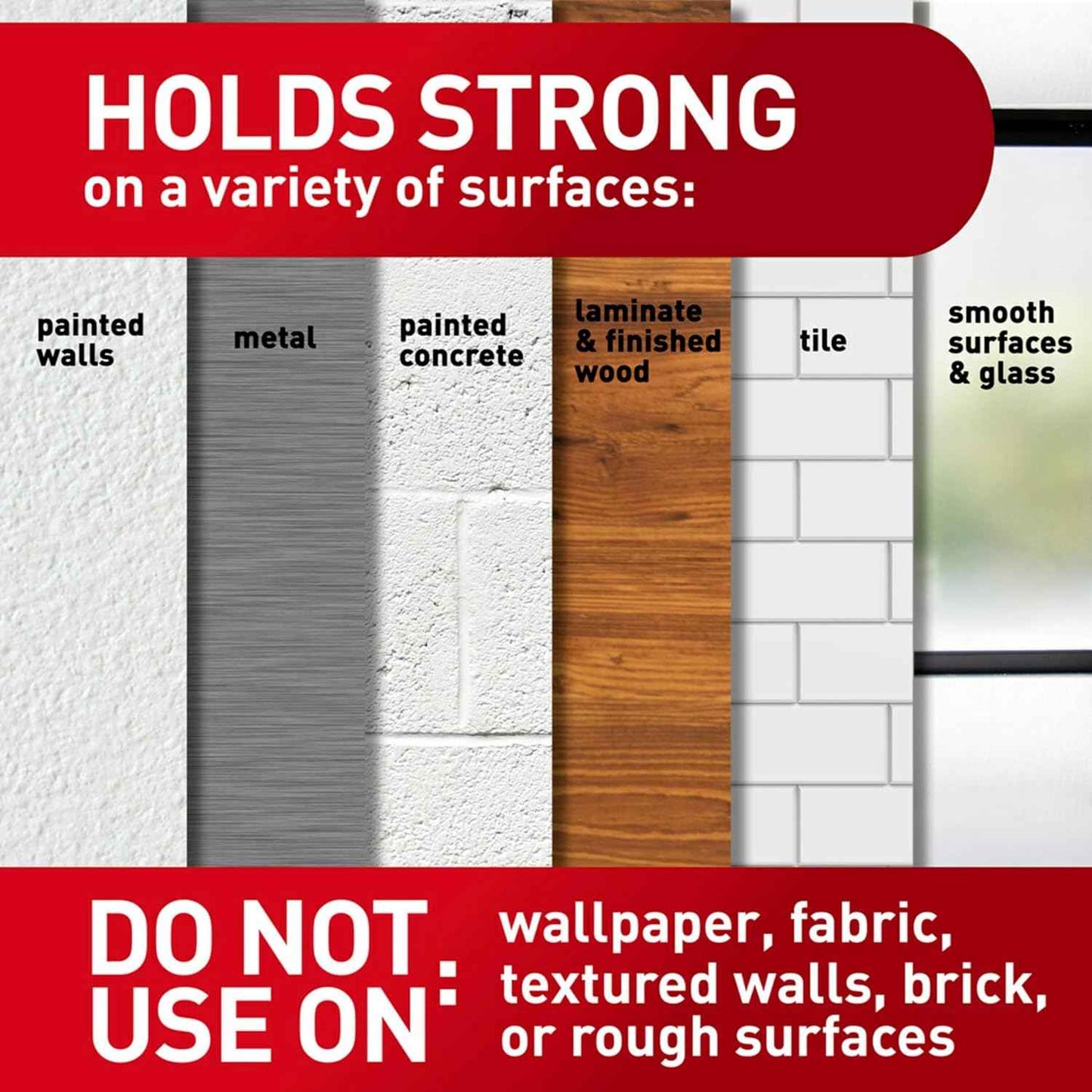 Command Medium Wall Hook, 2 Coat Hooks and 4 Strips, Damage-Free Hanging with Adhesive, No Tools Great for Hanging Home Decor, Holds up to 3 lb