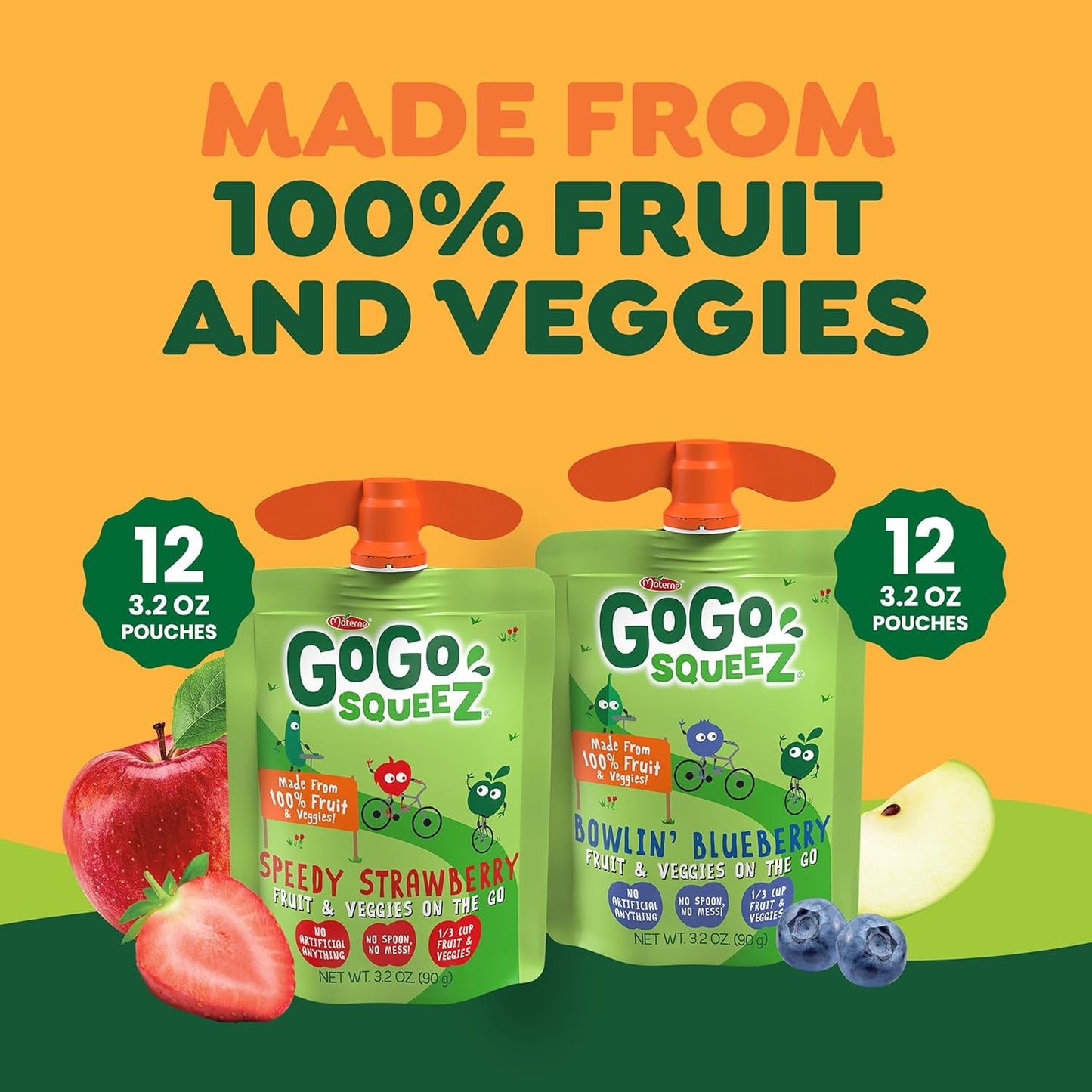 GoGo_squeeZ_Fruit_&_veggieZ_Applesauce_and_Puree_Variety_Pack,_Speedy_Strawberry_and_Bowlin'_Blueberry,_3.2_oz_(Pack_of_24),_Unsweetened_Snacks_for_Kids,_BPA_Free_Pouches