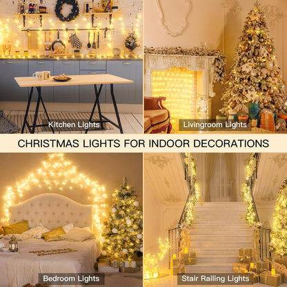 suddus_Indoor_Christmas_Lights_with_Remote,_Warm_White_String_Lights_Plug_in_with_Timer,_33ft_100_LED_Twinkle_Fairy_Lights_for_Bedroom_Xmas_Tree_Wreath_Garden_Party_Outdoor_Thanksgiving_Decorations
