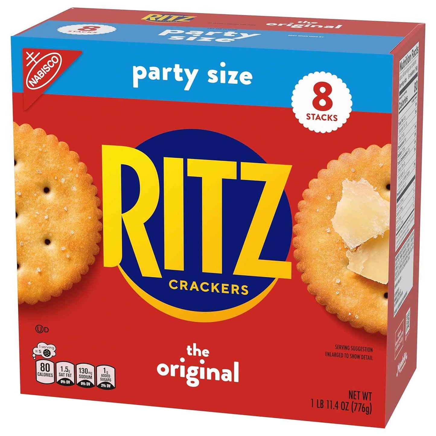 RITZ Original Crackers, Snacks for Kids and Adults, Lunch Snacks, Party Size
