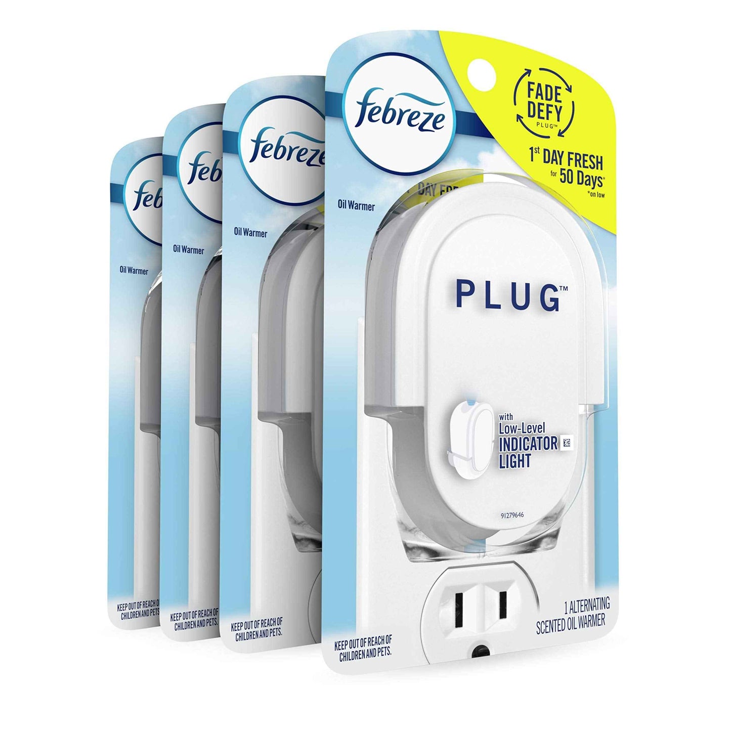 Febreze Odor-Fighting Fade Defy PLUG Air Freshener Refill