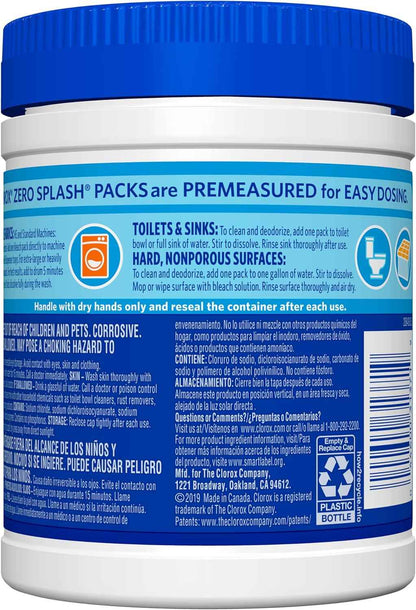 Clorox Control Bleach Packs Regular Laundry Packs