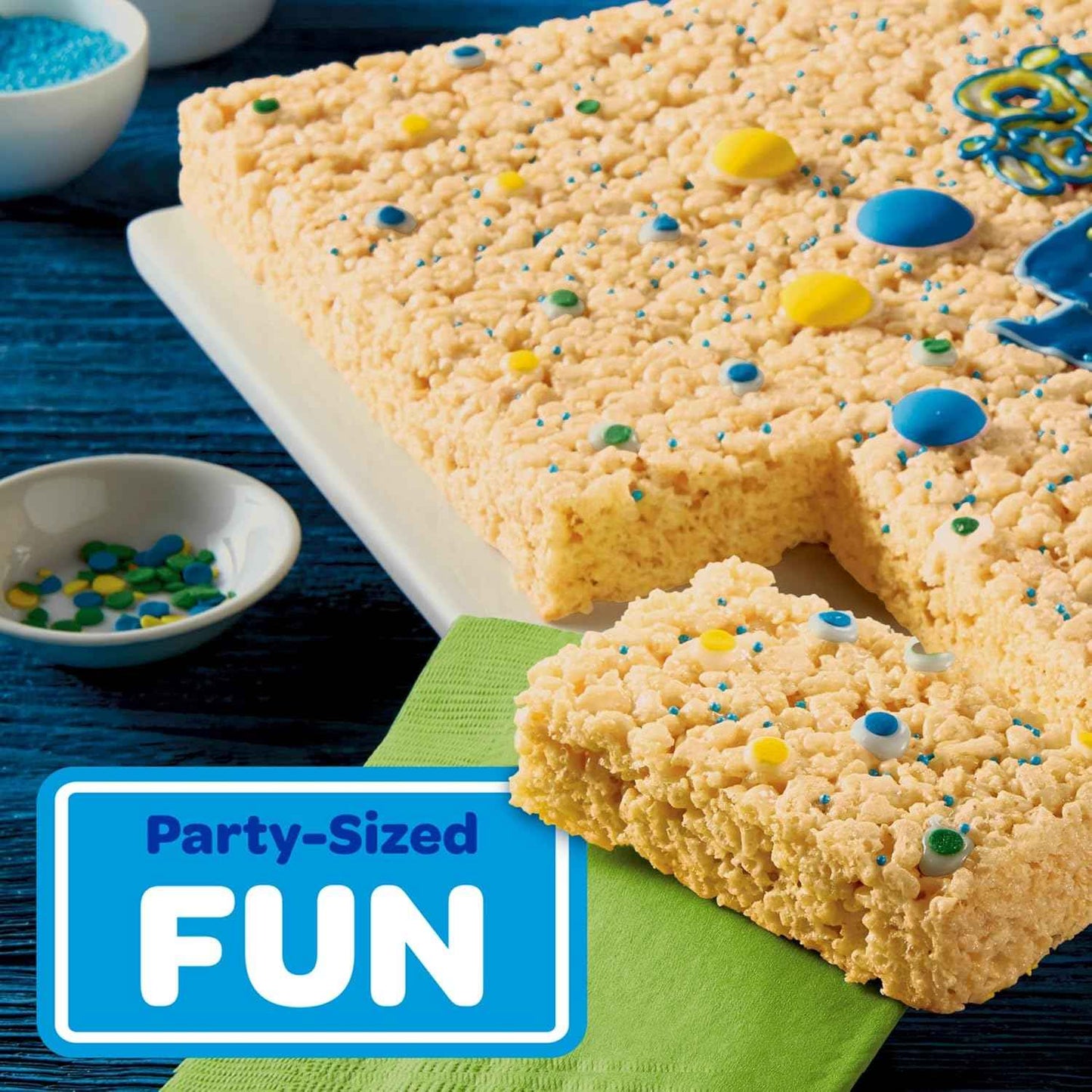 Rice Krispies Treats Marshmallow Treat Sheet, Kids Snacks, Baking Project, Original, 32oz Bag (1 Sheet)