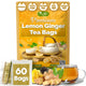Lemon, Ginger Herbal Blend Tea - 60 Bags