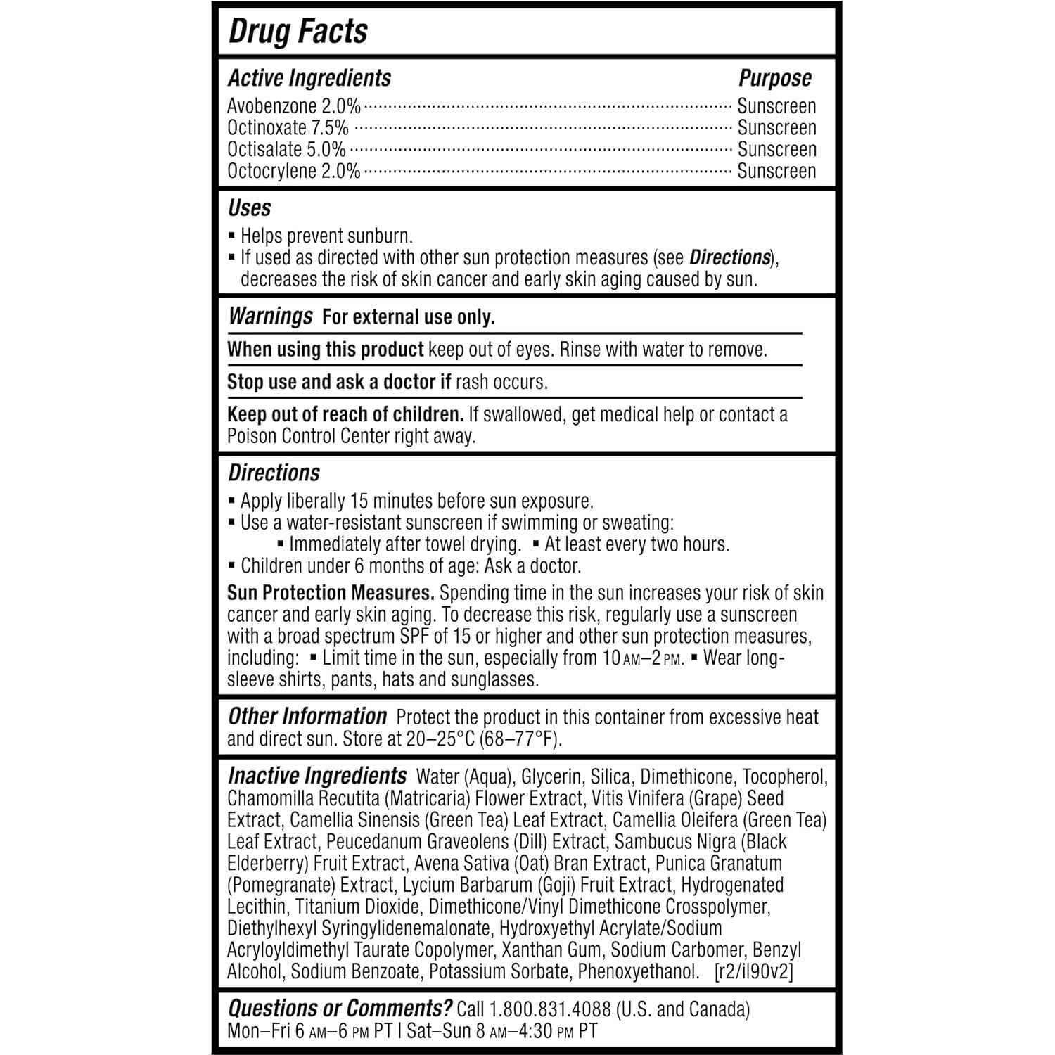 Paula's Choice RESIST Daily Hydrating Fluid Face Moisturizer with SPF 50 Sunscreen, Face Sunscreen for Oily Skin, Chamomile & Vitamin E, UVA/UVB Protection, Fragrance-Free, TSA Friendly