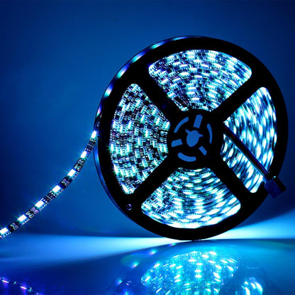 SUPERNIGHT_LED_Strip_Lights,_16.4FT_5M_SMD_5050_Waterproof_300LEDs_RGB_Color_Changing_Flexible_LED_Light_Strip_for_Bedroom,_TV_Back_Lighting,_Christmas,_Valentine's_Day_(Black_PCB)