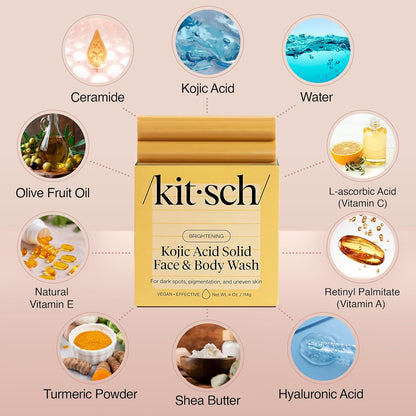Kitsch_Kojic_Acid_Soap_–_Turmeric_Soap_Bar_with_Hyaluronic_Acid_&_Shea_Butter_–_Brightening_&_Hydrating_Body_Wash_&_Face_Wash_for_Dark_Spots,_Even_Skin_Tone_&_Natural_Glow_-_Made_in_USA_-_4_oz