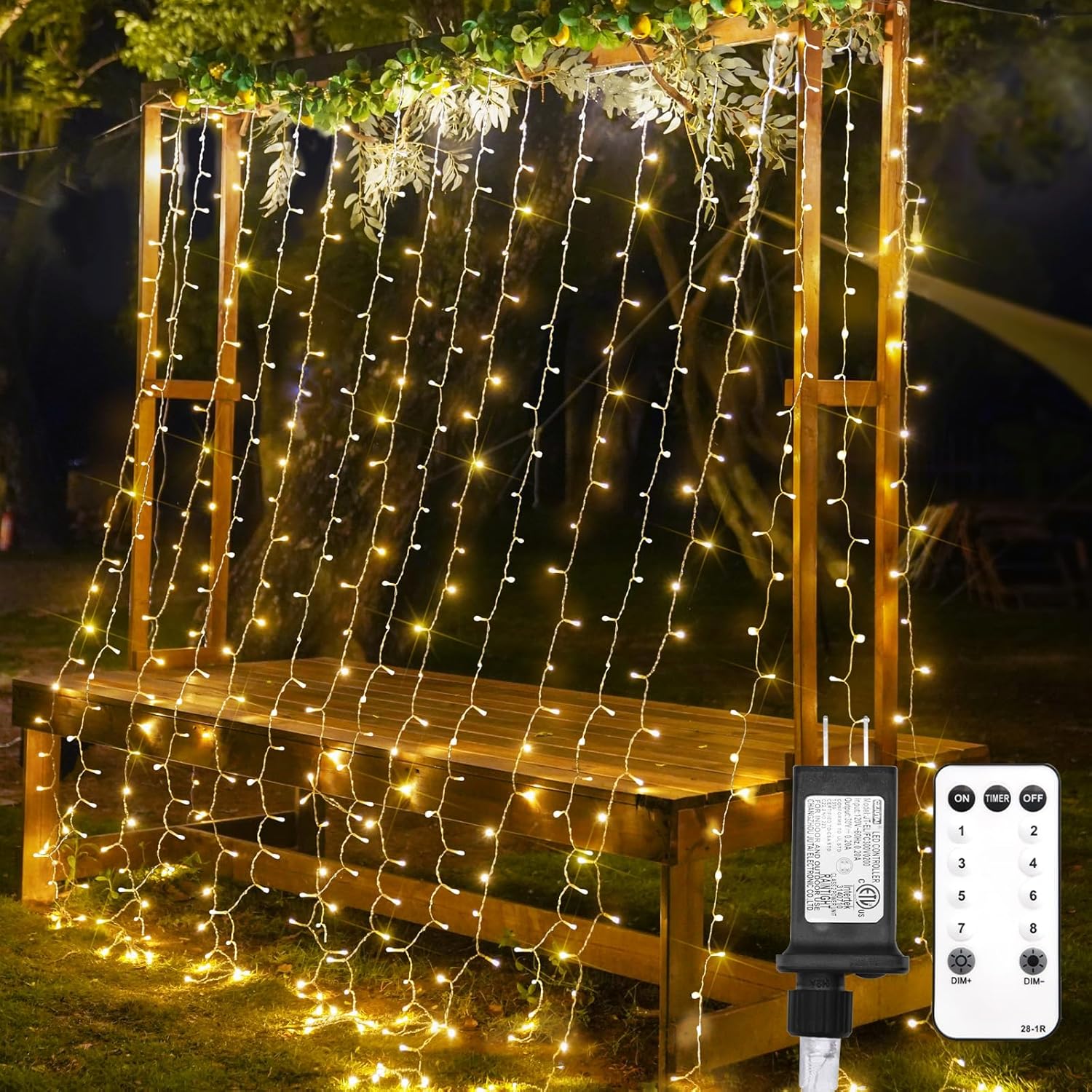 suddus_Curtain_Lights_for_Bedroom,_300_Led_9.8x9.8ft_Hanging_String_Lights_Outdoor,_Fairy_Curtain_Lights_Indoor_for_Christmas,_Dorm,_Wall,_Backdrop,_Window,_Wedding,_Party,_Birthday_Decor,_Warm_White