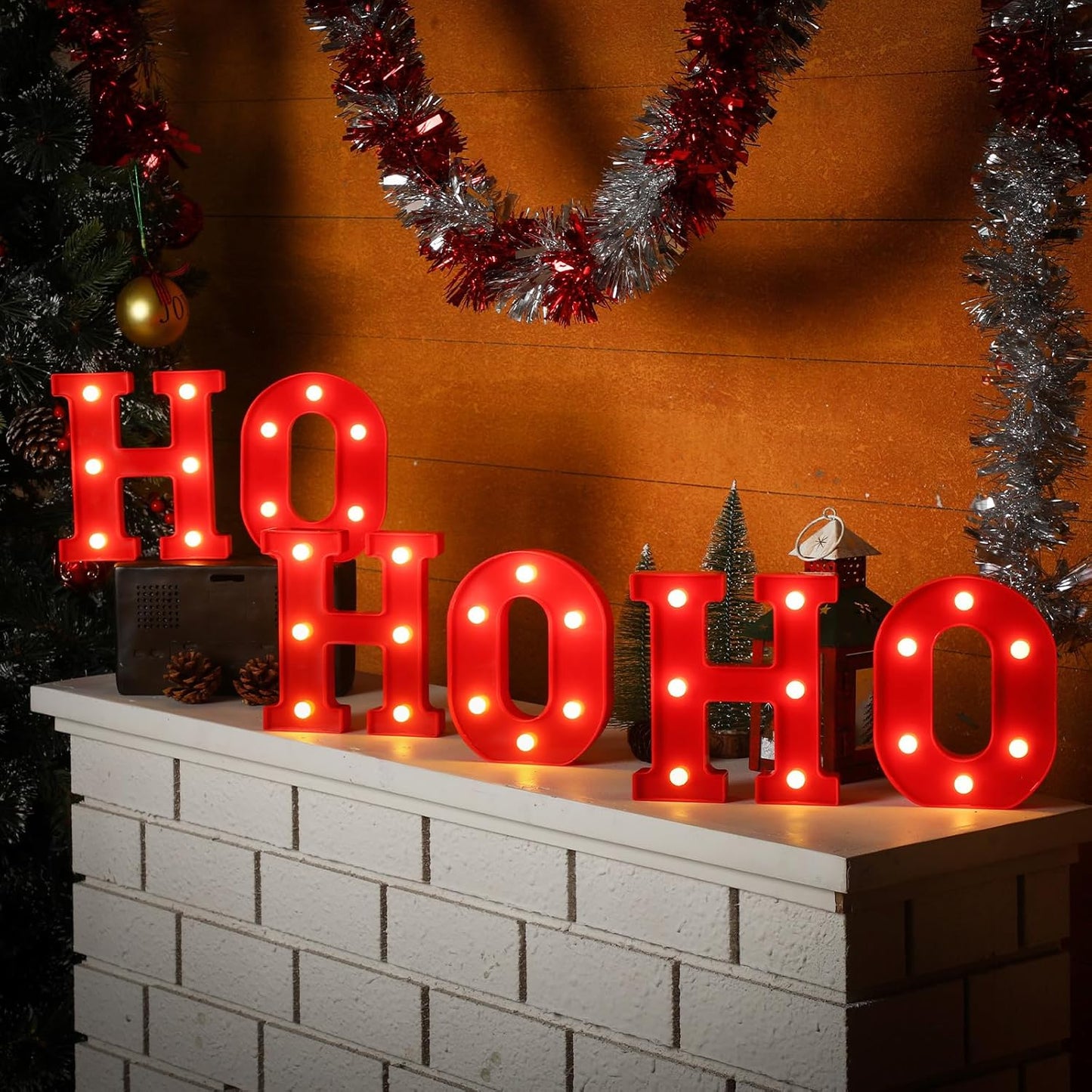 VIHOSE_Christmas_LED_Letter_Lights_Sign_Table_Indoor_Decoration_Light_up_Letters_Battery_Powered_Letter_for_Home_Bar_Christmas_Party_Bedroom_Tabletop_Indoor_Decoration_Gift_(HOHOHO)