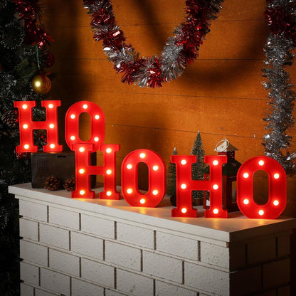 VIHOSE_Christmas_LED_Letter_Lights_Sign_Table_Indoor_Decoration_Light_up_Letters_Battery_Powered_Letter_for_Home_Bar_Christmas_Party_Bedroom_Tabletop_Indoor_Decoration_Gift_(HOHOHO)