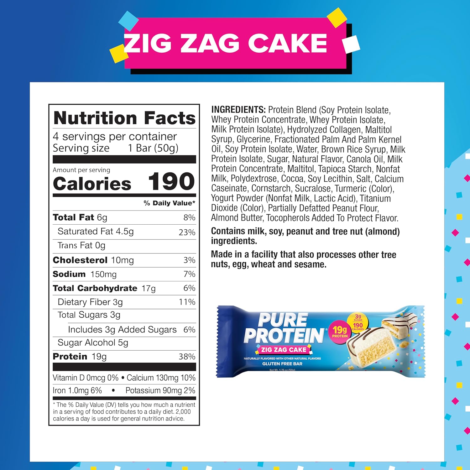 Pure_Protein_Zig_Zag_Cake_Protein_Bars_–_19g_Protein,_3g_Sugar,_190_Calories_(4_count)_Low_Sugar*_High_Protein_Snack_-_Gluten_Free_-_Perfect_for_a_Healthy_Snack.